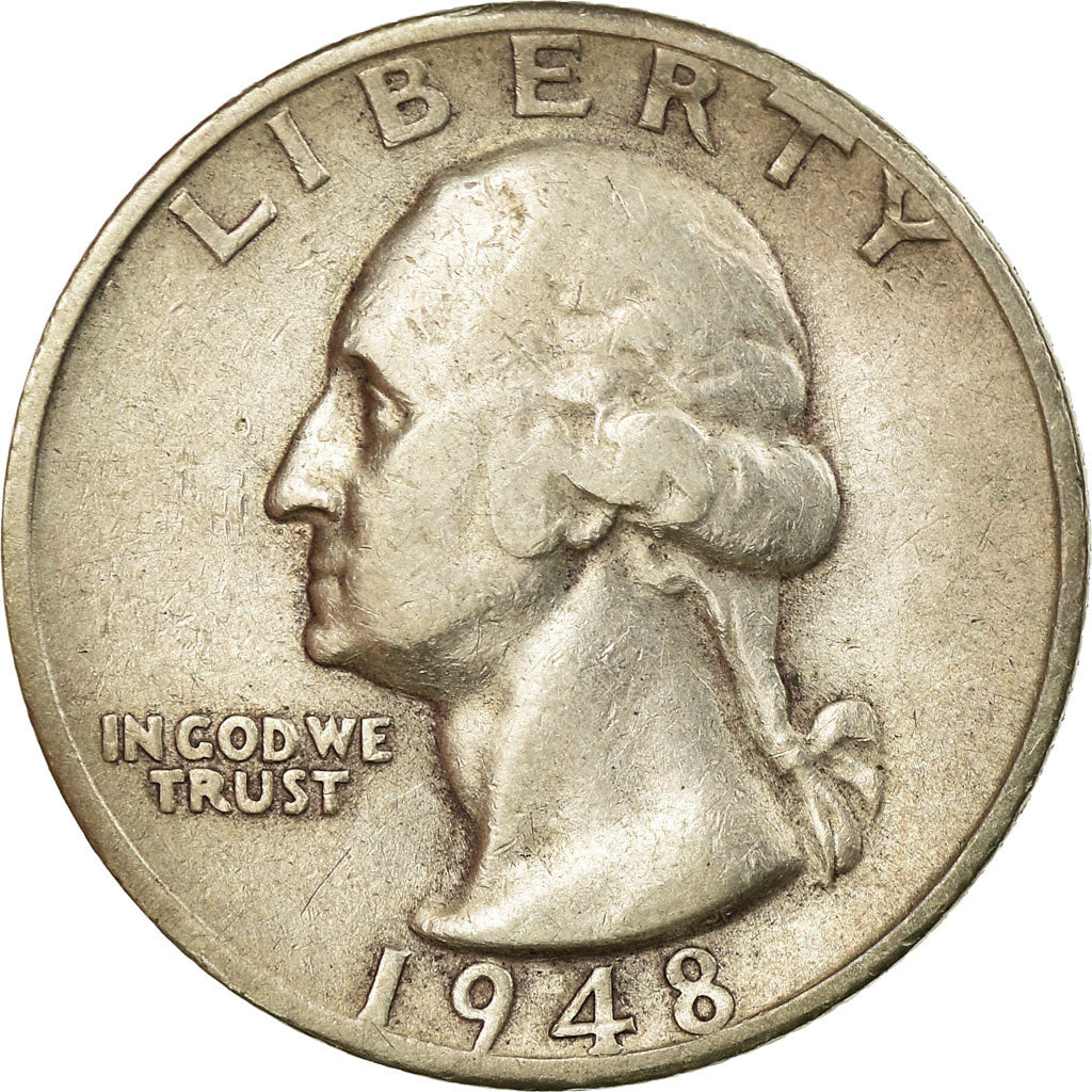 Coin, United States, Washington Quarter, Quarter, 1948, U.S. Mint, San