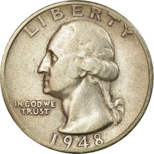 Coin, United States, Washington Quarter, Quarter, 1948, U.S. Mint, San