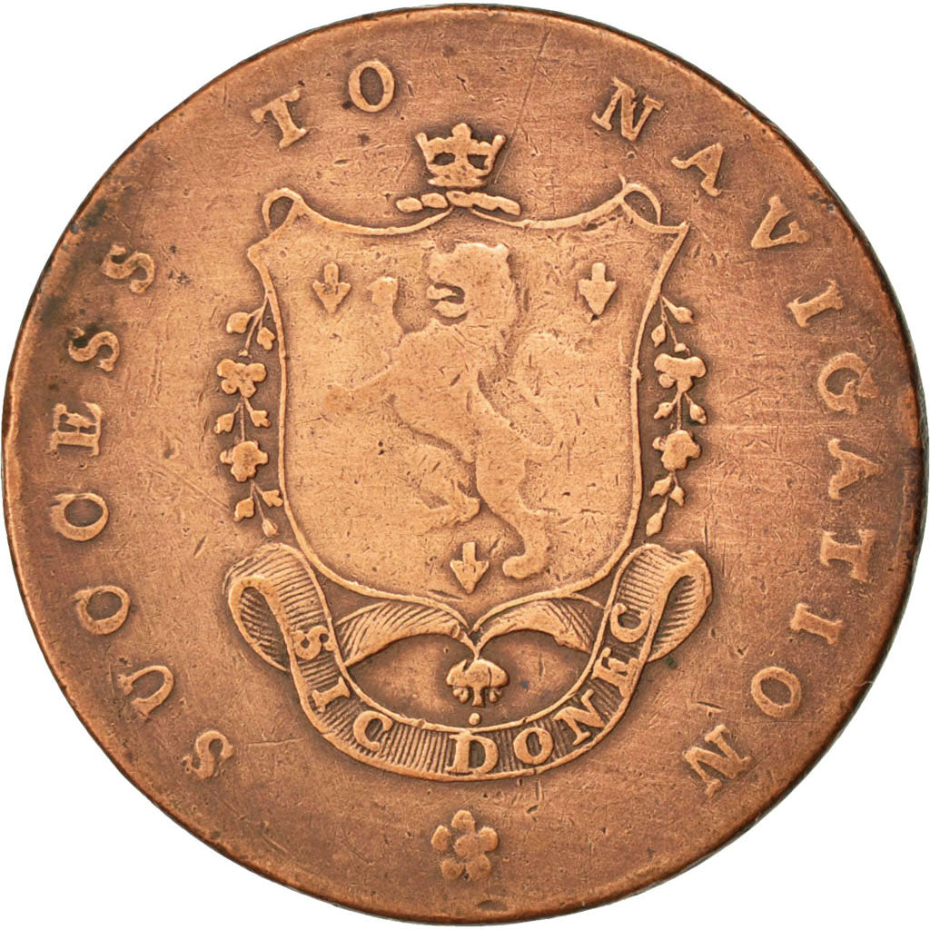 United Kingdom, Great-Britain, Token, EF(40-45), Copper, 29, 8.10