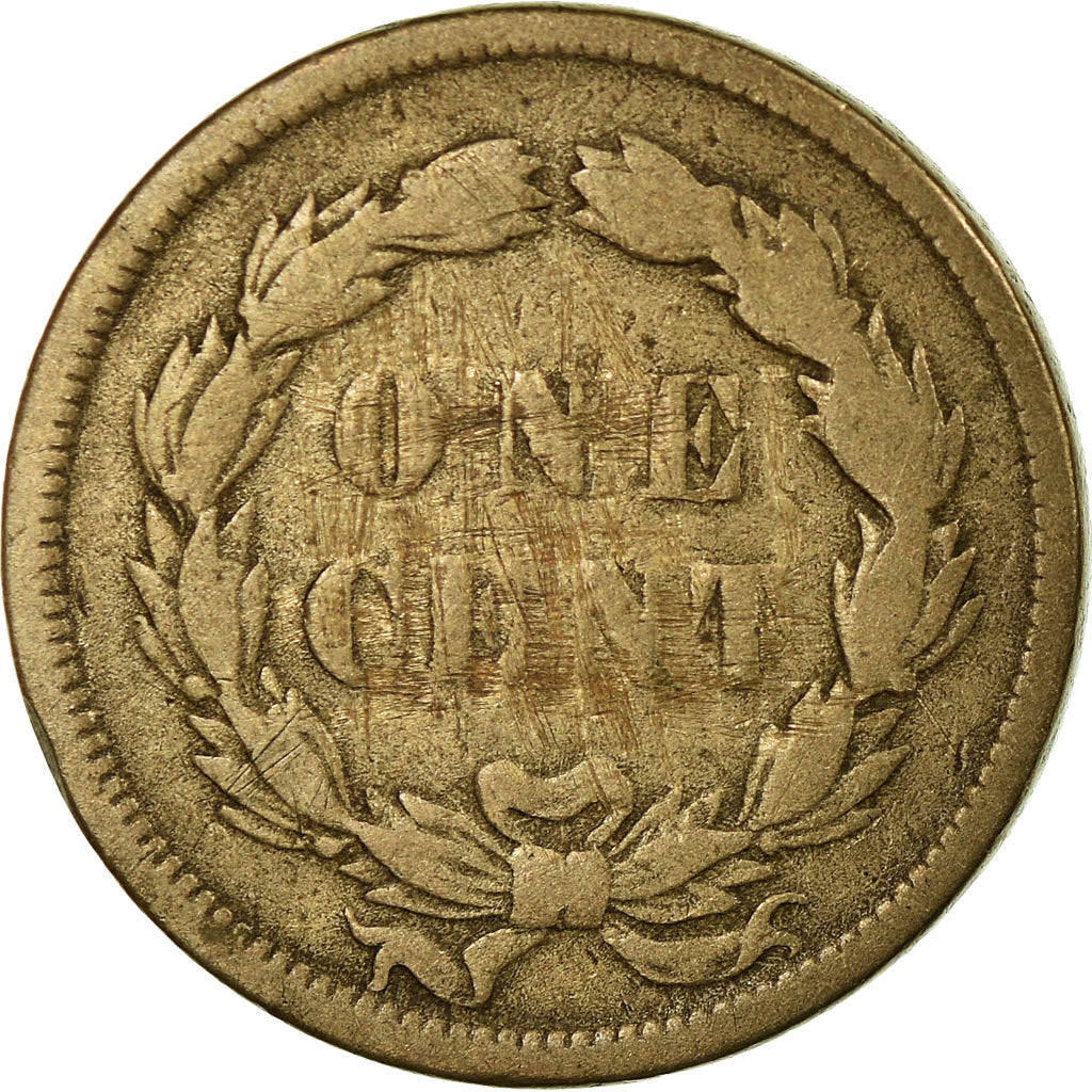 Coin, United States, Indian Head Cent, Cent, 1859, U.S. Mint, Philadelphia