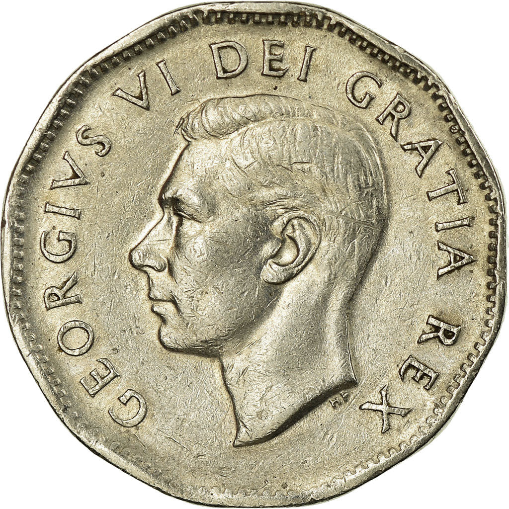 Coin, Canada, George VI, 5 Cents, 1950, Royal Canadian Mint, Ottawa, EF(40-45)