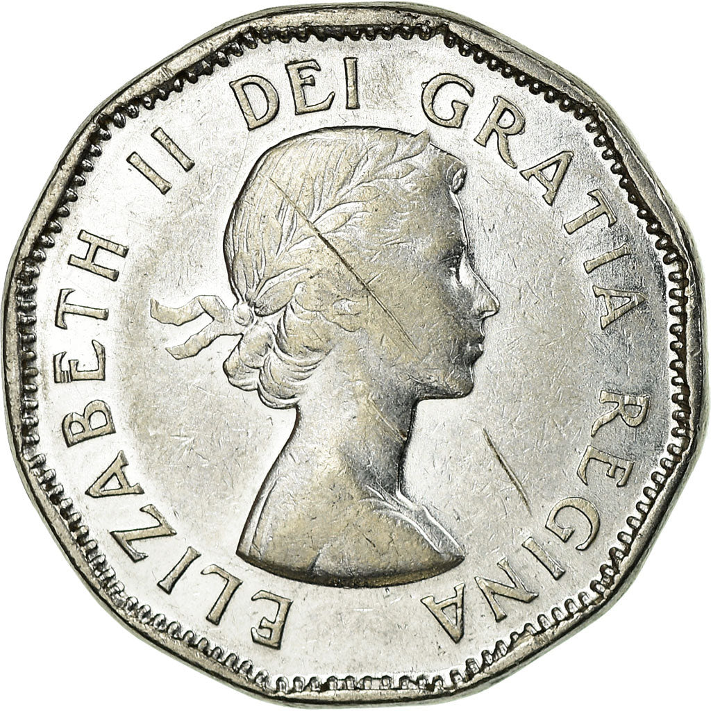 Monnaie, Canada, Elizabeth II, 5 Cents, 1954, Royal Canadian Mint, Ottawa, TTB