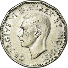 Coin, Canada, George VI, 5 Cents, 1944, Royal Canadian Mint, Ottawa, EF(40-45)