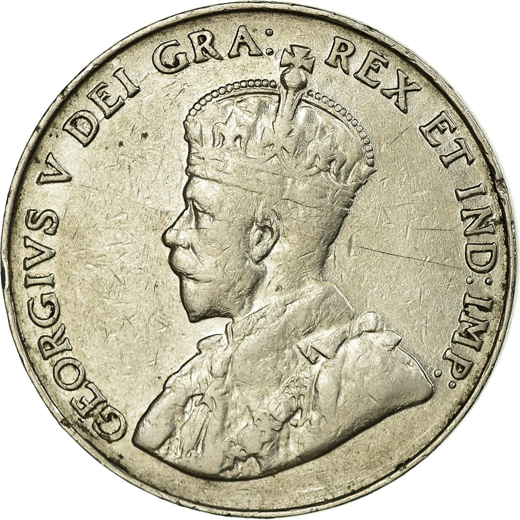 Coin, Canada, George V, 5 Cents, 1934, Royal Canadian Mint, Ottawa, EF(40-45)