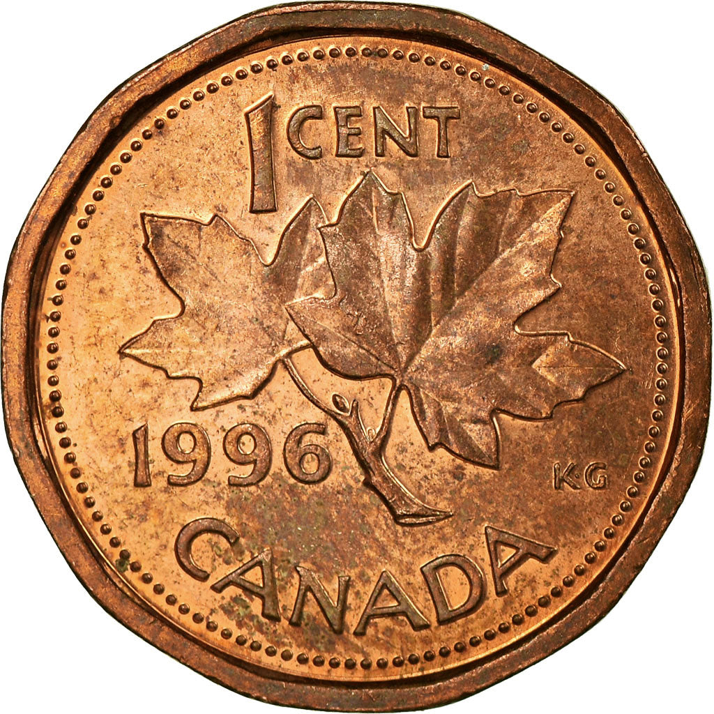 Coin, Canada, Elizabeth II, Cent, 1996, Royal Canadian Mint, Ottawa, VF(30-35)