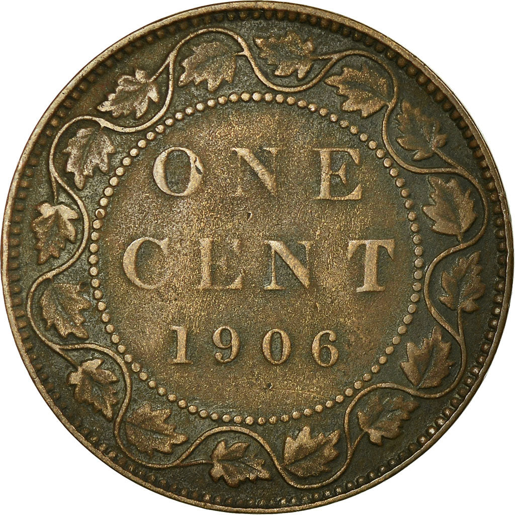 Coin, Canada, Edward VII, Cent, 1906, Royal Canadian Mint, Ottawa, VF(30-35)