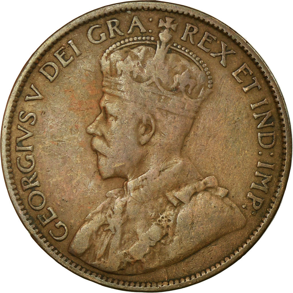 Coin, Canada, George V, Cent, 1914, Royal Canadian Mint, Ottawa, VF(30-35)