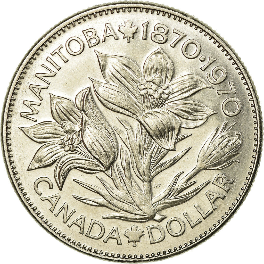Coin, Canada, Elizabeth II, Dollar, 1970, Royal Canadian Mint, Ottawa