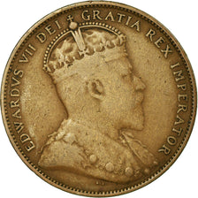 Coin, NEWFOUNDLAND, Large Cent, 1907, Royal Canadian Mint, VF(30-35), Bronze