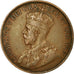 Coin, NEWFOUNDLAND, Large Cent, 1917, Royal Canadian Mint, VF(30-35), Bronze