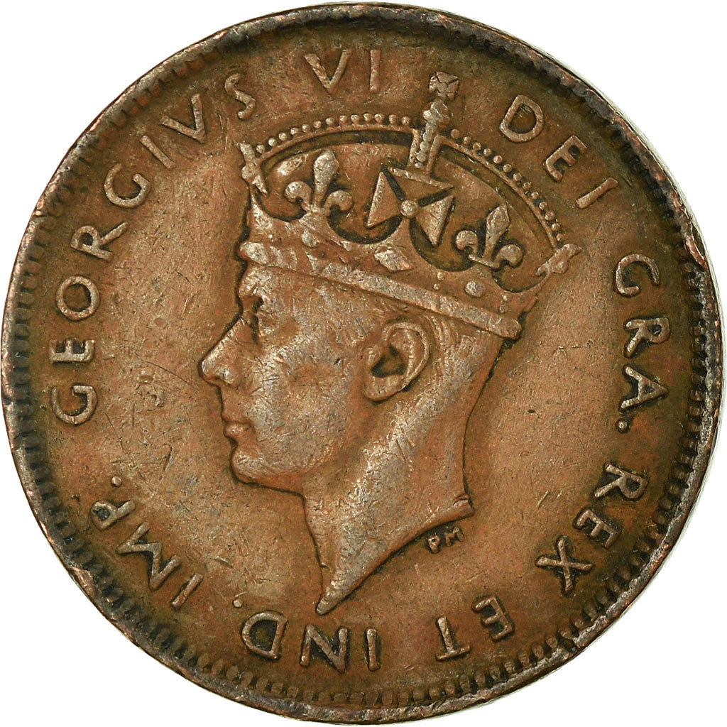 Coin, NEWFOUNDLAND, Small Cent, 1942, Royal Canadian Mint, Ottawa, VF(30-35)