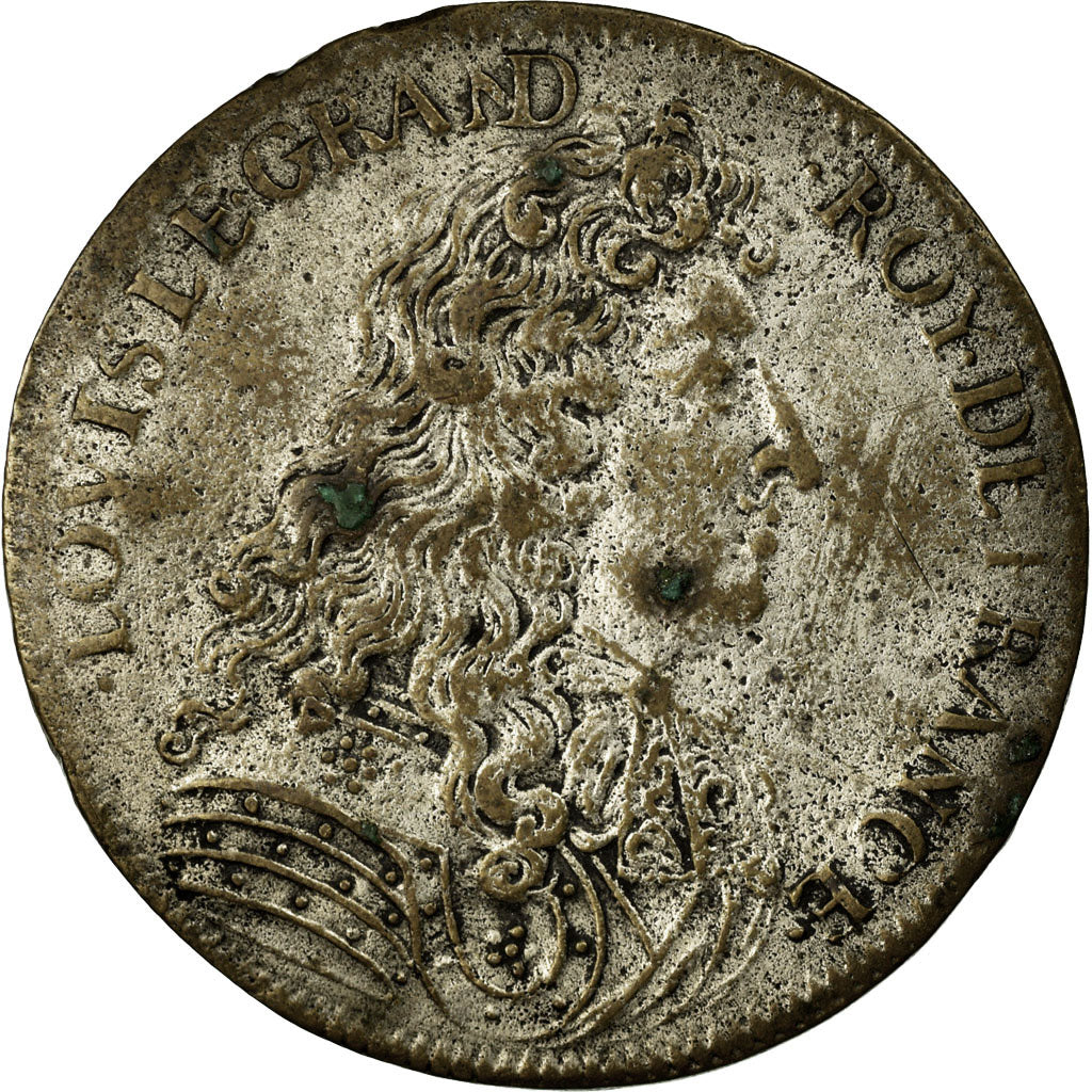 France, Token, Royal, AU(50-53), Brass, Feuardent:8164