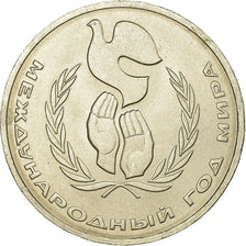 Munten, Rusland, Rouble, 1986, Saint-Petersburg, ZF, Copper-nickel, KM:201.1
