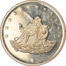 Frankrijk, Medaille, 10 Euro Europa, Politics, Society, War, 1997, UNC-