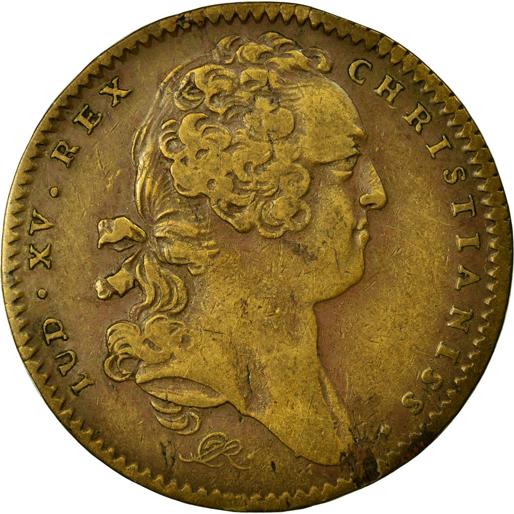 France, Token, Royal, EF(40-45), Brass