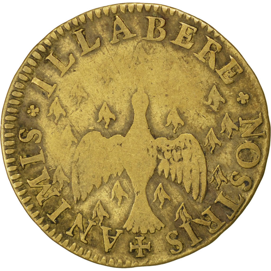 France, Royal, Token, VF(30-35), Brass, 28, 4.40