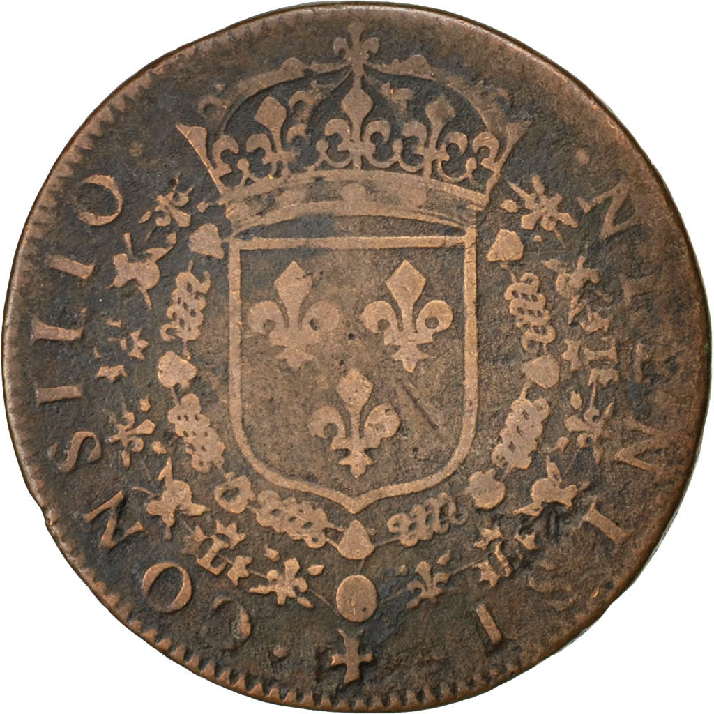 France, Royal, Token, VF(20-25), Copper, 27, 5.20