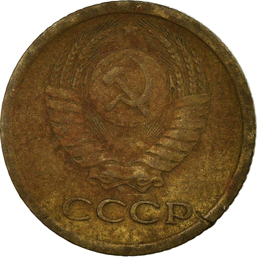 Moneta, Russia, Kopek, 1966, Saint-Petersburg, VF(30-35), Mosiądz, KM:126a