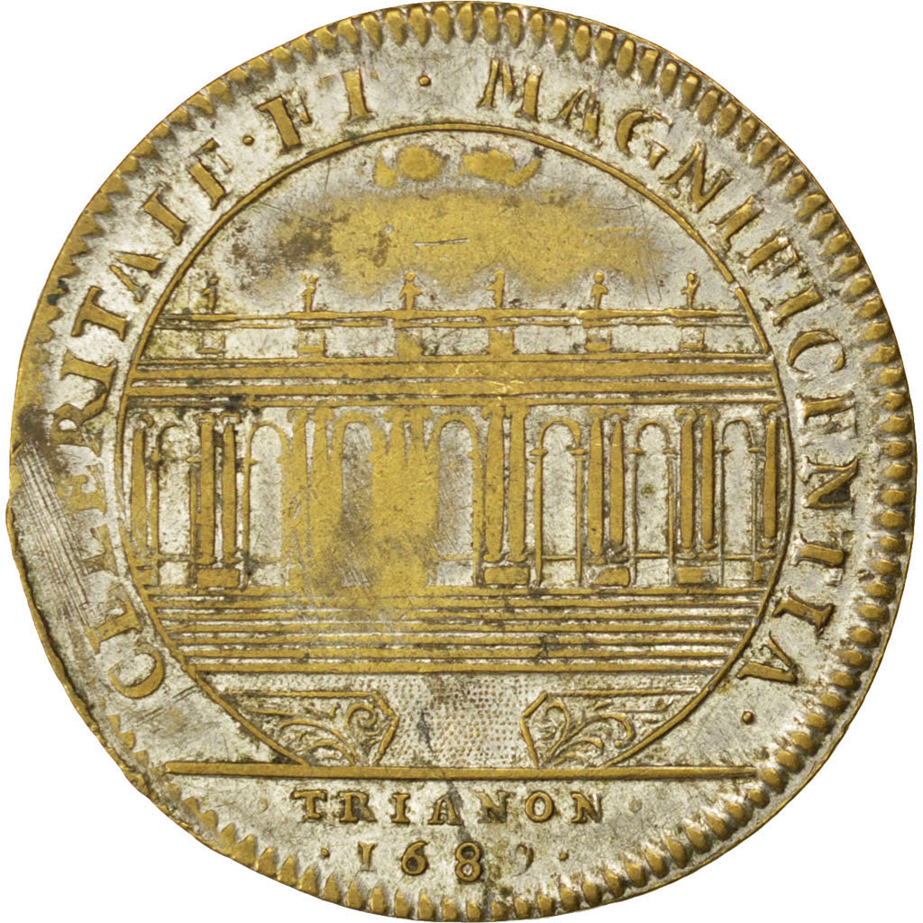 France, Royal, Token, EF(40-45), Copper, 27, Feuardent #5954, 4.10