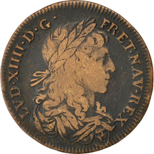 France, Royal, Token, VF(20-25), Copper, 28, 6.90