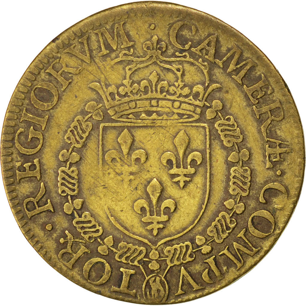 France, Royal, Token, EF(40-45), Brass, 28, 4.30