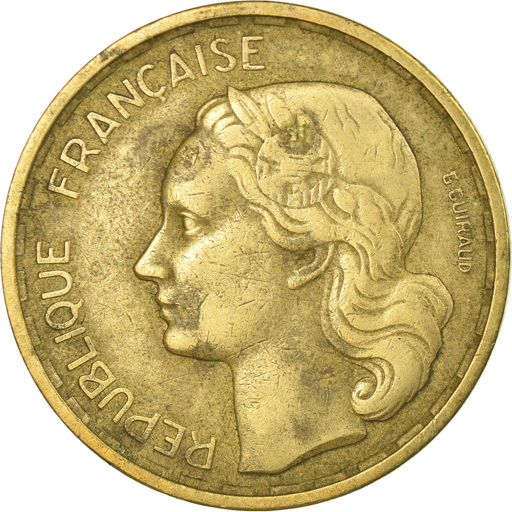 Coin, France, Guiraud, 20 Francs, 1950, Beaumont - Le Roger, VF(30-35)