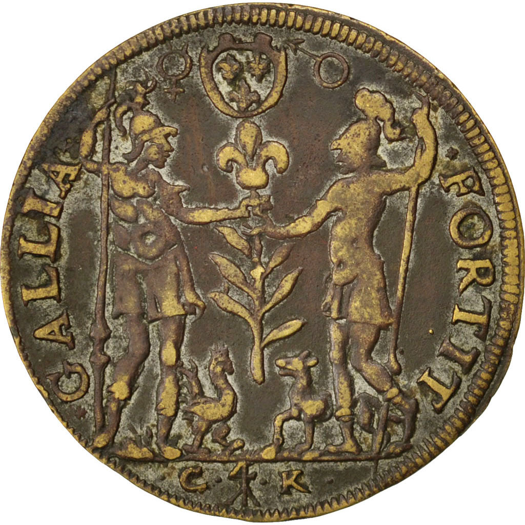 Francia, Token, token count, BB+, Rame, 27, Feuardent:2274