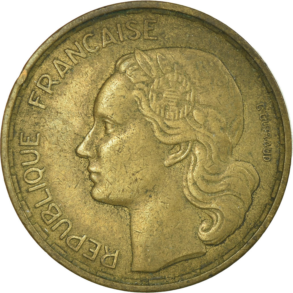 Coin, France, Guiraud, 20 Francs, 1952, Beaumont - Le Roger, VF(20-25)