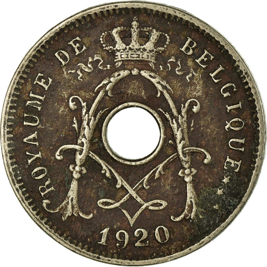 Monnaie, Belgique, 5 Centimes, 1920, TB, Copper-nickel, KM:66