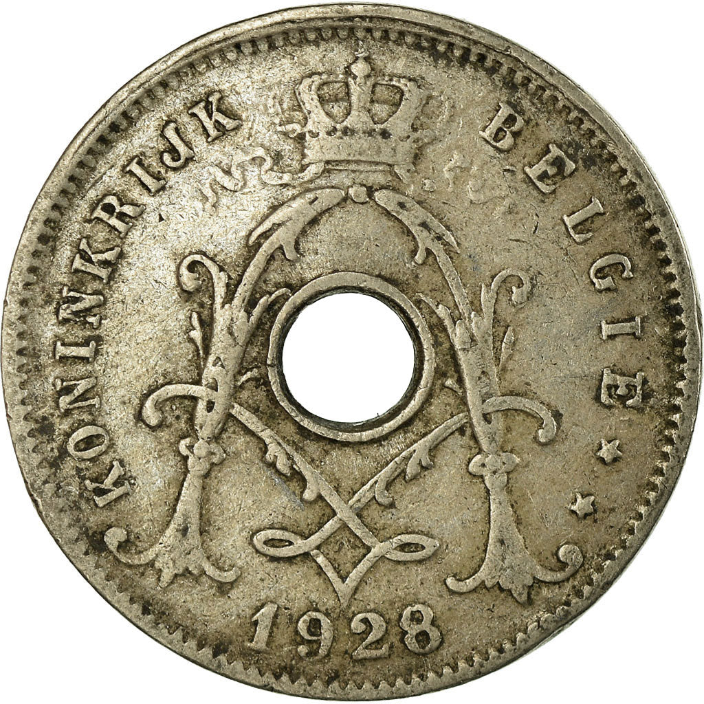 Coin, Belgium, 5 Centimes, 1928, VF(30-35), Copper-nickel, KM:67