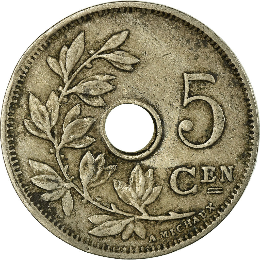 Coin, Belgium, 5 Centimes, 1928, VF(30-35), Copper-nickel, KM:67