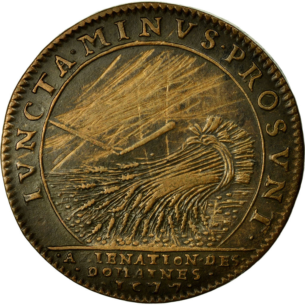 Francja, Token, Bank, AU(55-58), Mosiądz