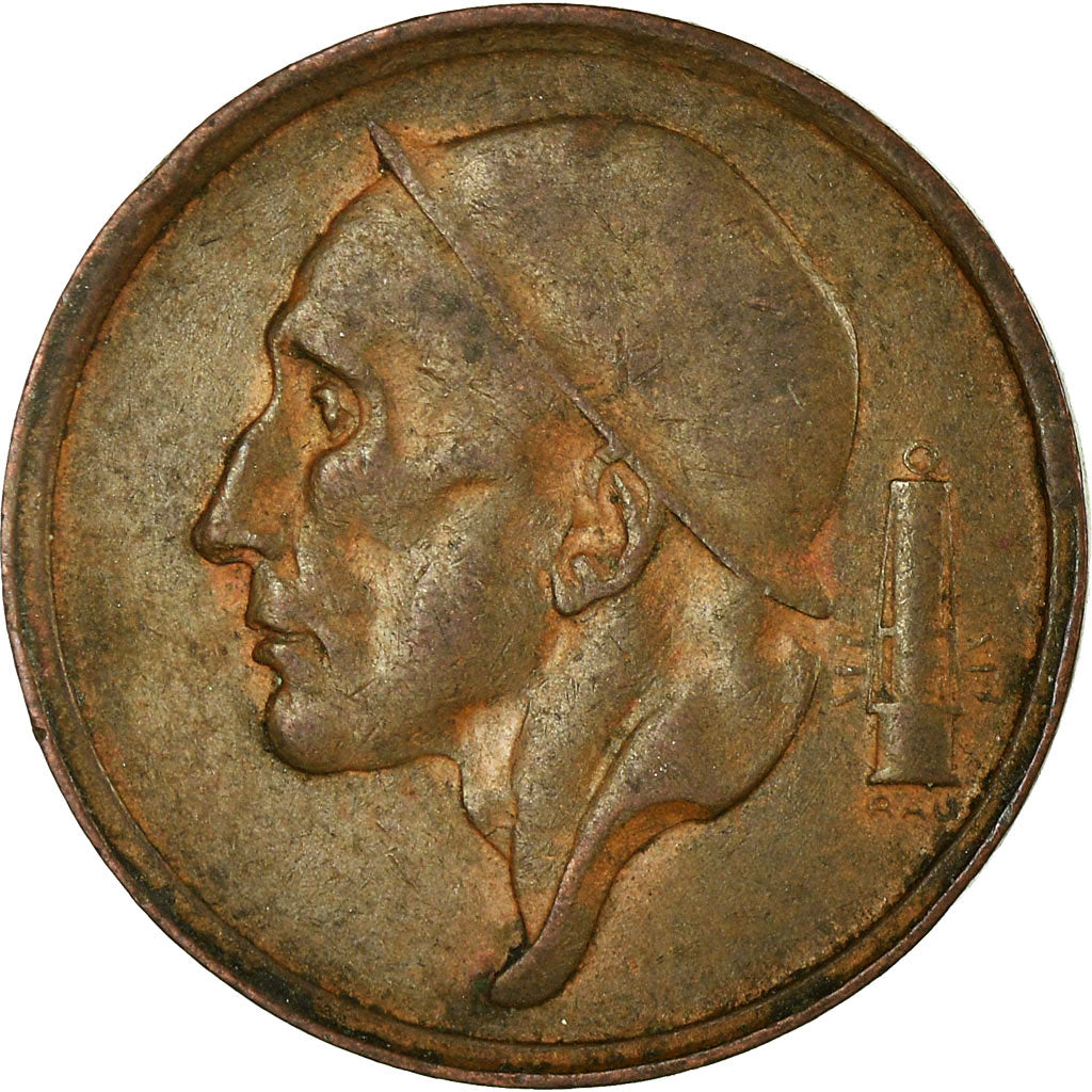 Monnaie, Belgique, 20 Centimes, 1953, TB+, Bronze, KM:146