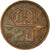 Munten, België, 20 Centimes, 1959, FR+, Bronze, KM:146