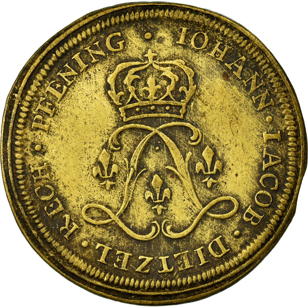 France, Token, Royal, VF(30-35), Brass