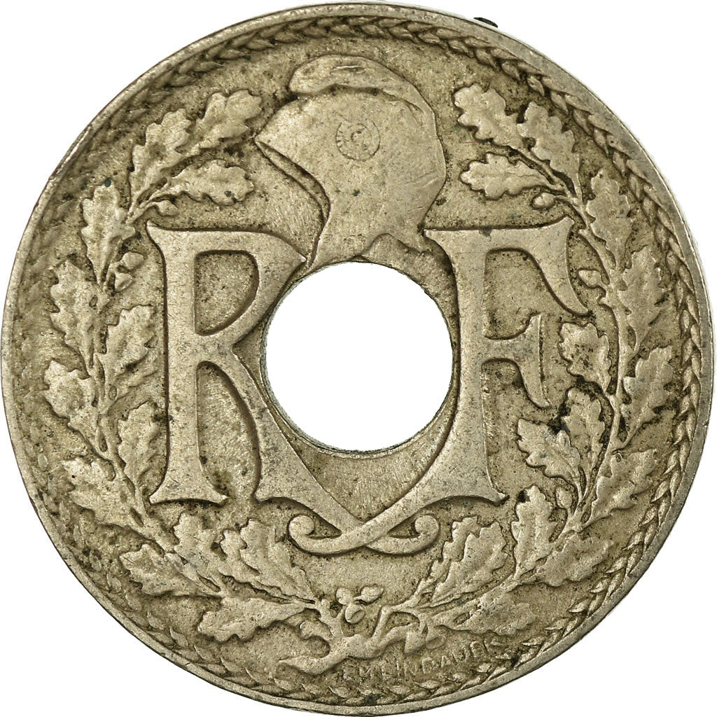 Munten, Frankrijk, Lindauer, 10 Centimes, 1920, Paris, ZF, Copper-nickel