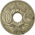 Munten, Frankrijk, Lindauer, 10 Centimes, 1920, Paris, ZF, Copper-nickel