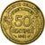 Moeda, França, Morlon, 50 Centimes, 1931, Paris, EF(40-45), Alumínio-Bronze