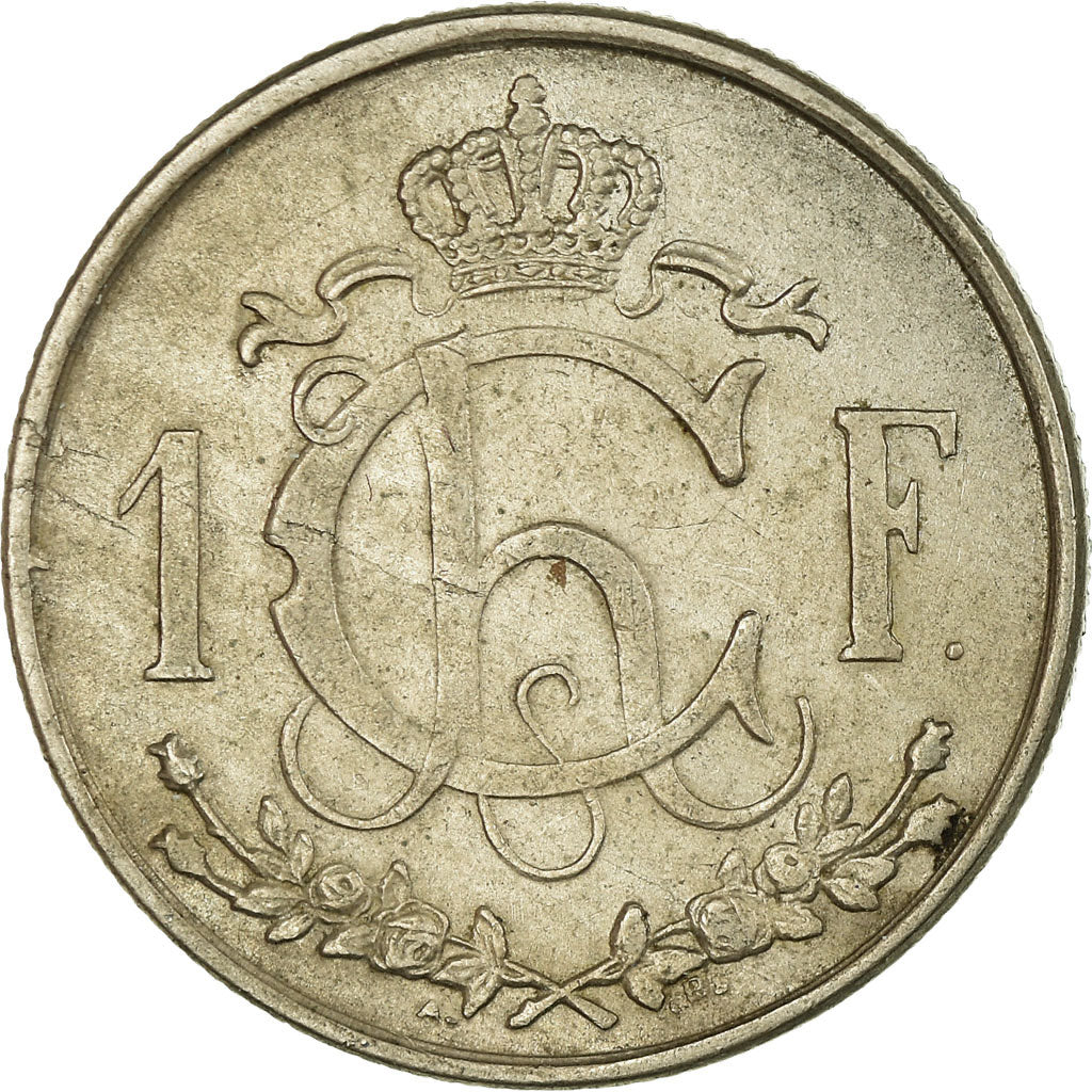 Moneda, Luxemburgo, Charlotte, Franc, 1946, BC+, Cobre - níquel, KM:46.1