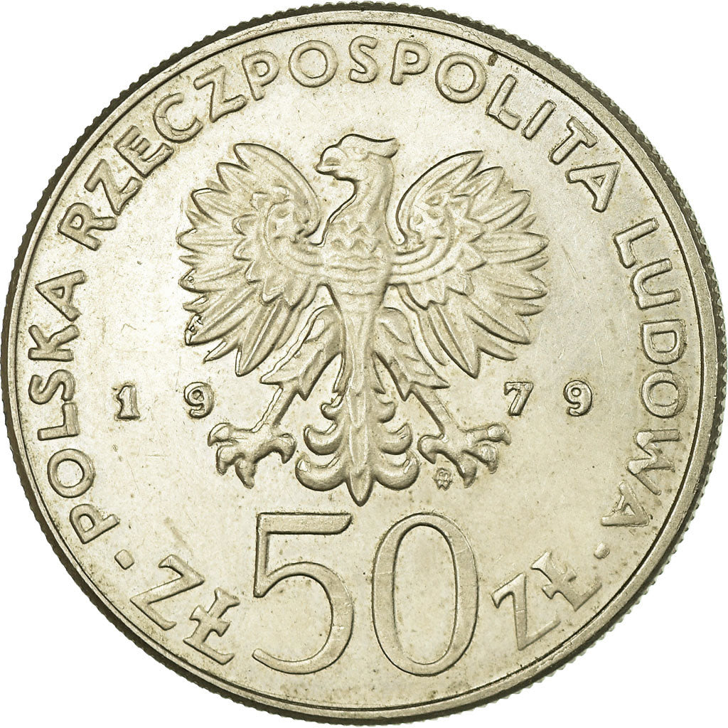 Coin, Poland, 50 Zlotych, 1979, Warsaw, EF(40-45), Copper-nickel, KM:100