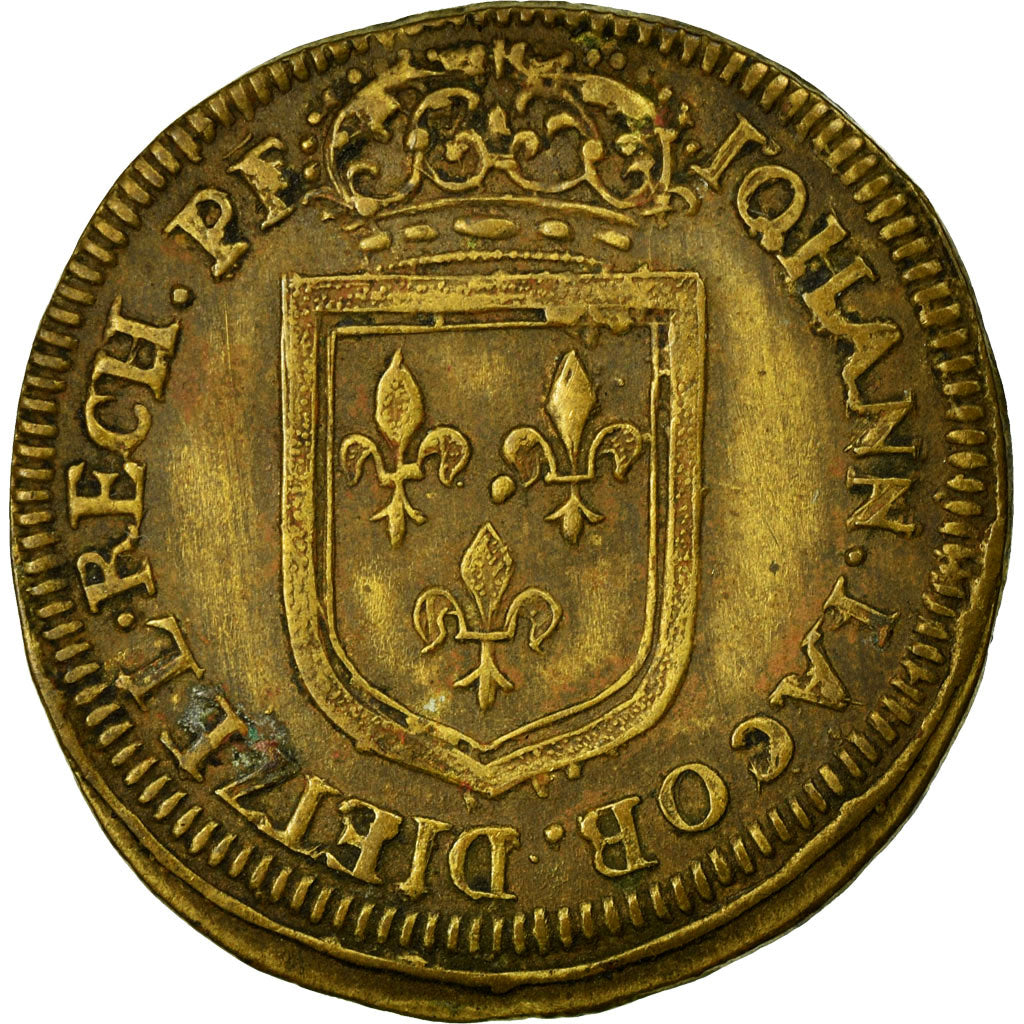 France, Token, Royal, EF(40-45), Copper, Feuardent:10084