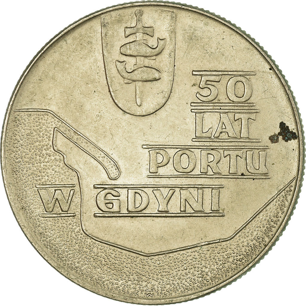 Münze, Polen, 10 Zlotych, 1972, Warsaw, S+, Copper-nickel, KM:65