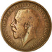 Münze, Großbritannien, George V, 1/2 Penny, 1922, S+, Bronze, KM:809