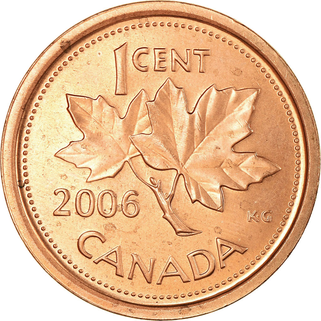 Coin, Canada, Elizabeth II, Cent, 2006, Royal Canadian Mint, VF(30-35), Copper