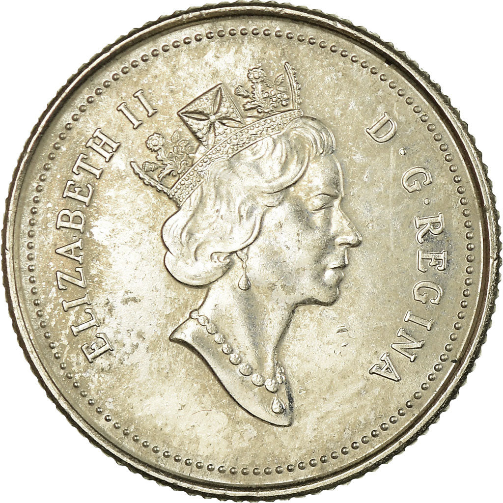 Coin, Canada, Elizabeth II, 10 Cents, 1992, Royal Canadian Mint, Ottawa
