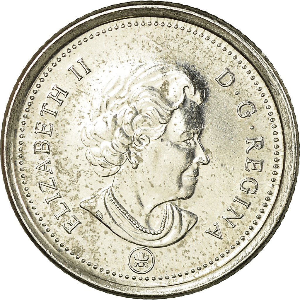 Monnaie, Canada, Elizabeth II, 10 Cents, 2007, Royal Canadian Mint, Winnipeg