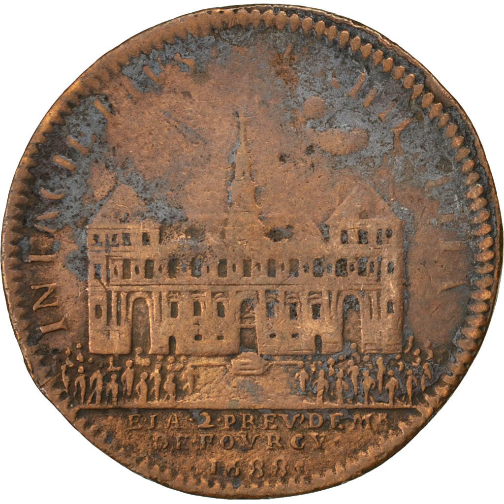 Francia, Token, Royal, MB, Rame, 28, Feuardent:3653