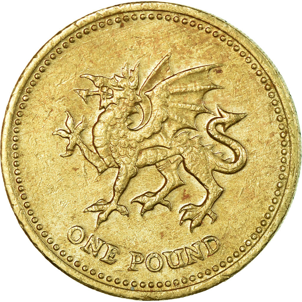 Coin, Great Britain, Elizabeth II, Pound, 1995, EF(40-45), Nickel-brass, KM:969