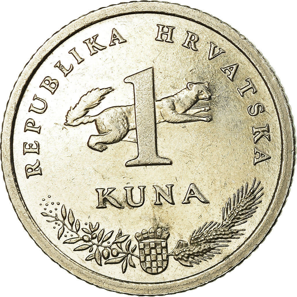Coin, Croatia, Kuna, 2002, EF(40-45), Copper-Nickel-Zinc, KM:20.2