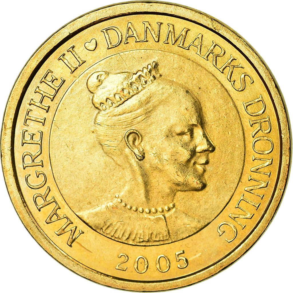 Coin, Denmark, Margrethe II, 10 Kroner, 2005, Copenhagen, EF(40-45)